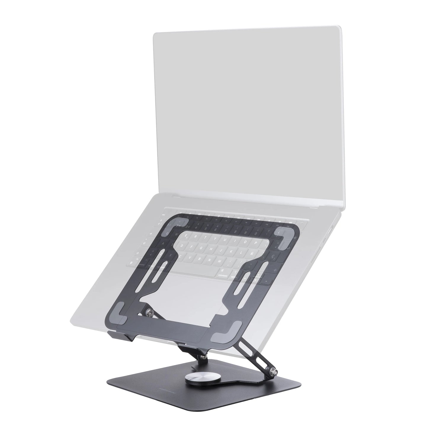 Soporte Premium: Elevación Ergonómica y Rotación 360º para tu Portátil